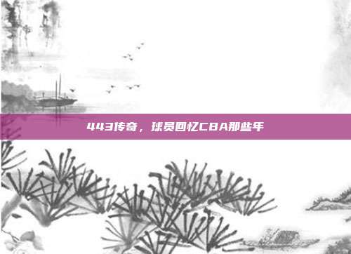 443传奇，球员回忆CBA那些年