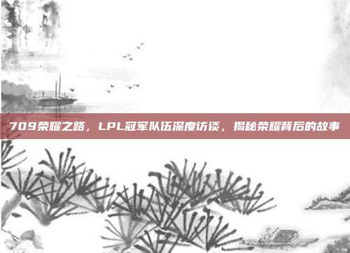 709荣耀之路，LPL冠军队伍深度访谈，揭秘荣耀背后的故事