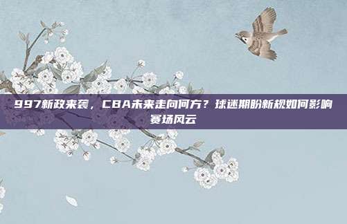 997新政来袭，CBA未来走向何方？球迷期盼新规如何影响赛场风云