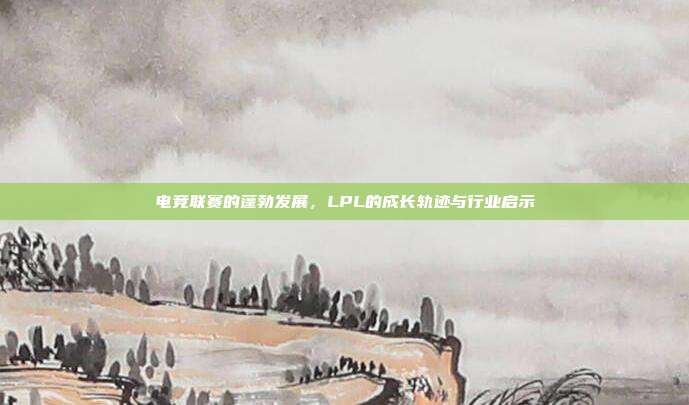 电竞联赛的蓬勃发展，LPL的成长轨迹与行业启示