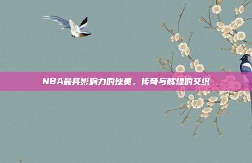 NBA最具影响力的球员，传奇与辉煌的交织